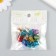 Busina for creativity plastic "Crown glossy metallic" mix 1.4x1.4x1.2 cm