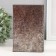 Safe-book wood to the leatherette "patterns" embossing, under metal 17x11x5 cm