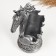 A stand for a bottle "Horse" 25x15x20cm, silver silver