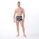 Panties men's panda boxers, color gray melange, size 52