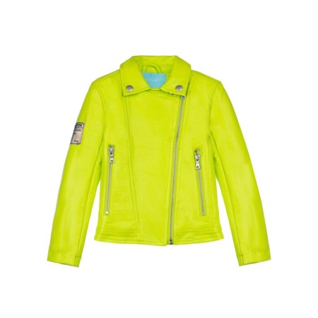 Eco -leather jacket for PlayTode girl, height 104 cm-5