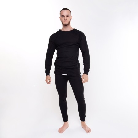 Male thermal underwear (jumper, pants) was launched, black color, size 52-54