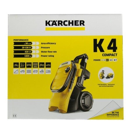 High pressure washing Karcher K 4 Compact, 130 bar, 420 l/h, 1.637-500.0-10