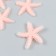 Decor for creativity Plastic "Orange Sea Star" Sugar 3.8x0.5x3.8 cm