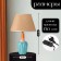 Hand lamp with lampshade Risalux "Azzuro", E27, 40 W, 30 × 30 × 45 cm