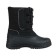 Combined winter boots (snowbuses), TEP+artificial fur, black color, size 40