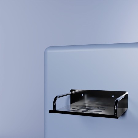 Wall soap dish, 14.5 × 11.5 × 5 cm, steel-6