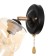 Bra 2196/1 E27 40W black and gold 16x11x20 cm