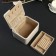 Casket to the leatherette for jewelry "Snow White" 9x16x13 cm