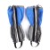 Gamashi protective, tourist "hunter" Oxford, gray-blue