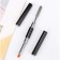 Acryl-gel brush, petal, 14 cm, d-6 × 9 mm, black/silver color