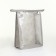 Lightning cosmetic bag, gray color