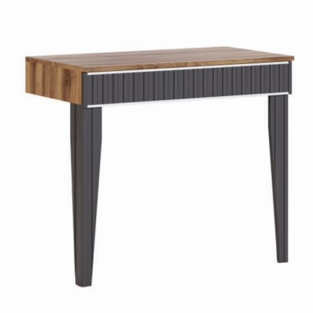Tuale table "Monica No. 5", 850 × 470 × 750 mm, Avelano color / graphite anti -beach supermat