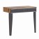 Tuale table "Monica No. 5", 850 × 470 × 750 mm, Avelano color / graphite anti -beach supermat