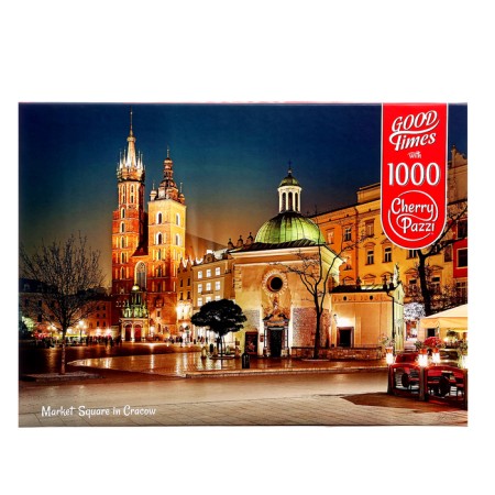 Puzzle "Market Square in Krakow", 1000 elements-1
