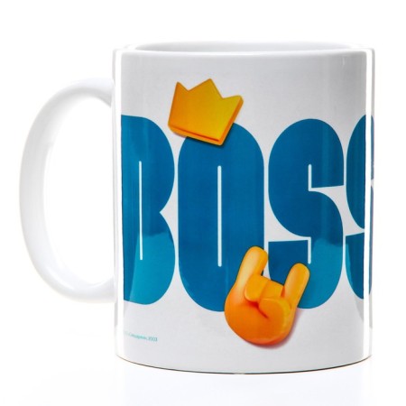 Sublimation mug, 350 ml "boss", Smeshariki