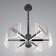 Chandelier 1700/6 LED 60W 3000-6000K Black 47x47x57 cm Bayerlux