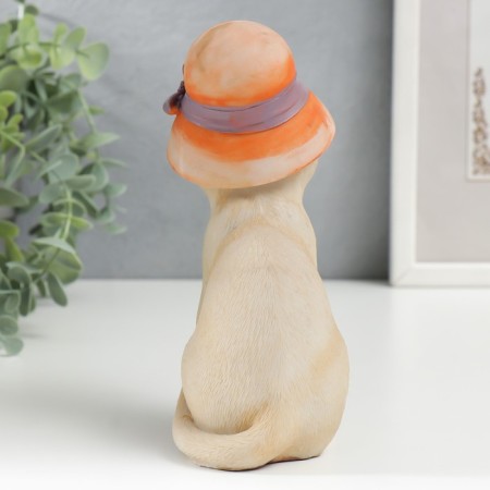 Polystone souvenir "Kita in a ladies' hat" 16.5x7.5x10 cm-2