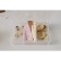 A set of wood straps "Hand Made with Love", 2.5 × 2.5 cm, 10 pcs