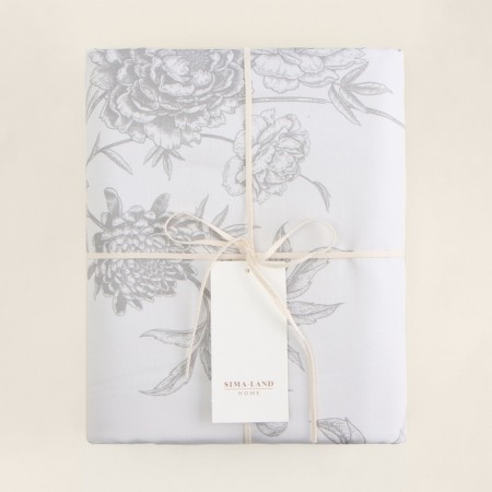 Crystick SL Home Flowers 200*220 cm, satin, 140 g/m2, 100% cotton