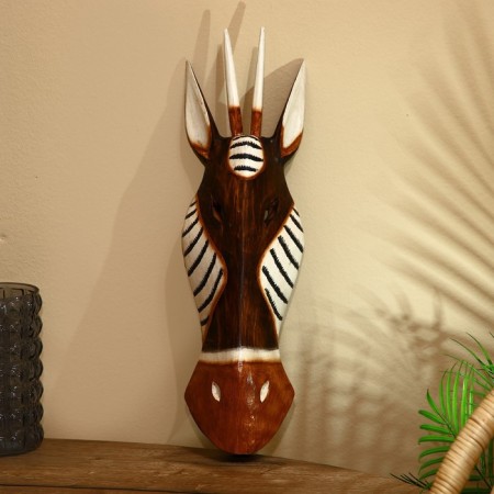 Mask "Zebra" Albezia 55 cm