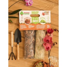 Set for orchids pine bark 2-6 faction + moss sphagnum 