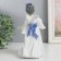 Souvenir Ceramics "Angel with lute" color 18.7x8x9 cm