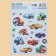 Paper stickers "Cool cars", 11 x 16 cm