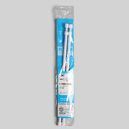 Set of universal cornices 30-45 cm, 2 pcs, white color-1
