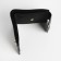Male purse on magnets, department for bills, for cards, for coins, black color