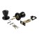 Latch 1203, with a key, matte black color