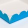 Box for cookies, blue, 15 x 15 x 3 cm