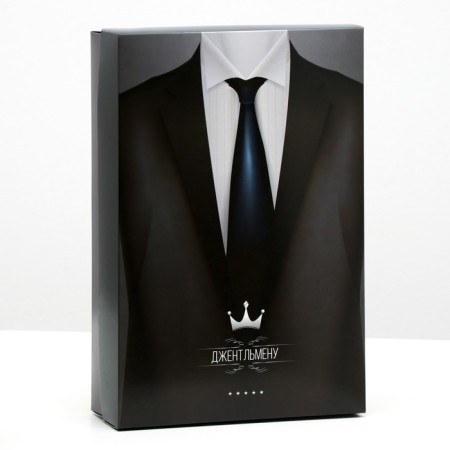Gift box, cover is, the national team "Gentleman", 30 x 20 x 7 cm-1