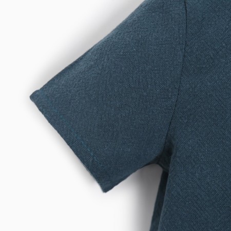Set for a boy (shirt, shorts) minku dark blue color, height 68-74-5