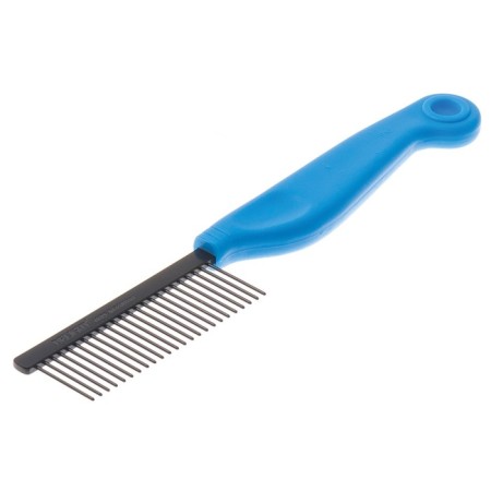 Comb Delight antistatic, 24 teeth 23 mm, plastic pen, black and blue