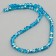 Glass beads, set 72 pcs., Size 1 pc. - 8 mm, blue color