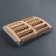 Massage "Drums", 24.5 × 19.5 × 4 cm, wooden, 5 combined rows