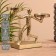 Power's candlestick 20 cm, aluminum