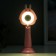 Table lamp with AKB 16219/1 16XLED 4W 3000/6000K USB pink 7.8x9.5x24 cm Risalux