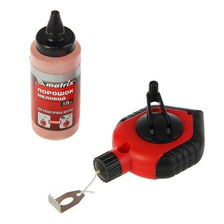 Set of marking Matrix, Malar cord 30 m, coloring powder 115 g, red