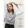 Knitted children's vests Amarobaby Bow, height 140 cm, color gray color