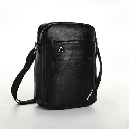 Male bag, black color