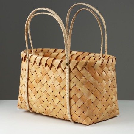 Set of wicker baskets, 40x26xh24/45 cm, 33x21xh23/41 cm, 2 pcs, sequoia-1
