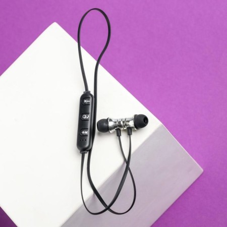 Wireless magnetic headphones with a microphone "Dominite", mod. I11, 9 x 13.5 cm-2