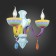 Sconces st. SL672.781.02. Ornato. 2x40 watts, E14, 35x32 cm, colorful color