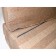Handwheel chair-bed "Octa", size 75x100x75 cm, mobbled, brown strip