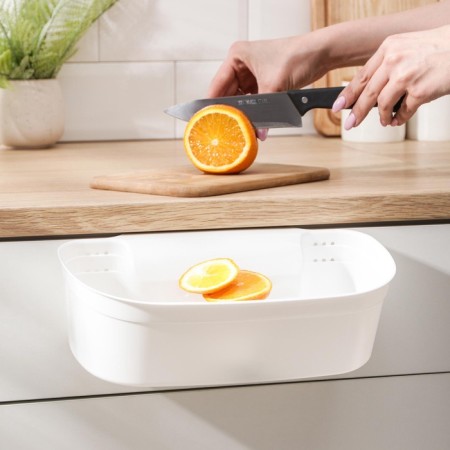 Organizer for garbage suspension, 31 × 18 × 9.5 cm, white color-3