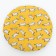 Animal Stear "Duck", 40 x 40 x 10 cm, yellow
