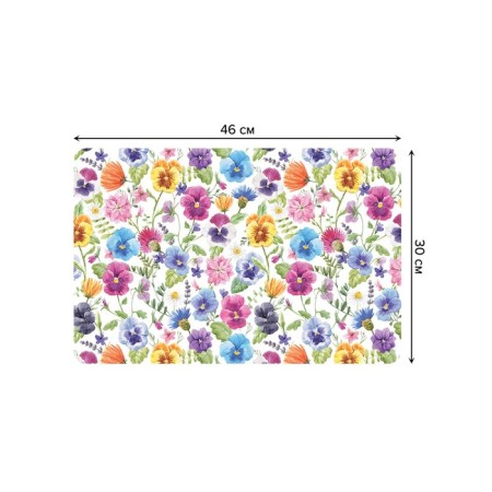 A set of napkins for setting the table "Color Paints", rectangular, rounded edges, size 30x46 cm, 4 pcs-2