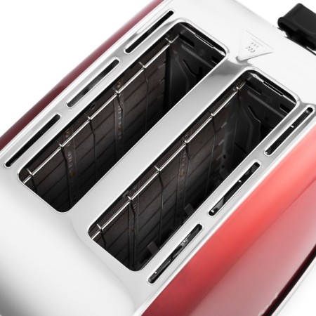 Toster KitFort KT-2036-1, 950 W, 8 fry modes, 2 toasts, display, red-1